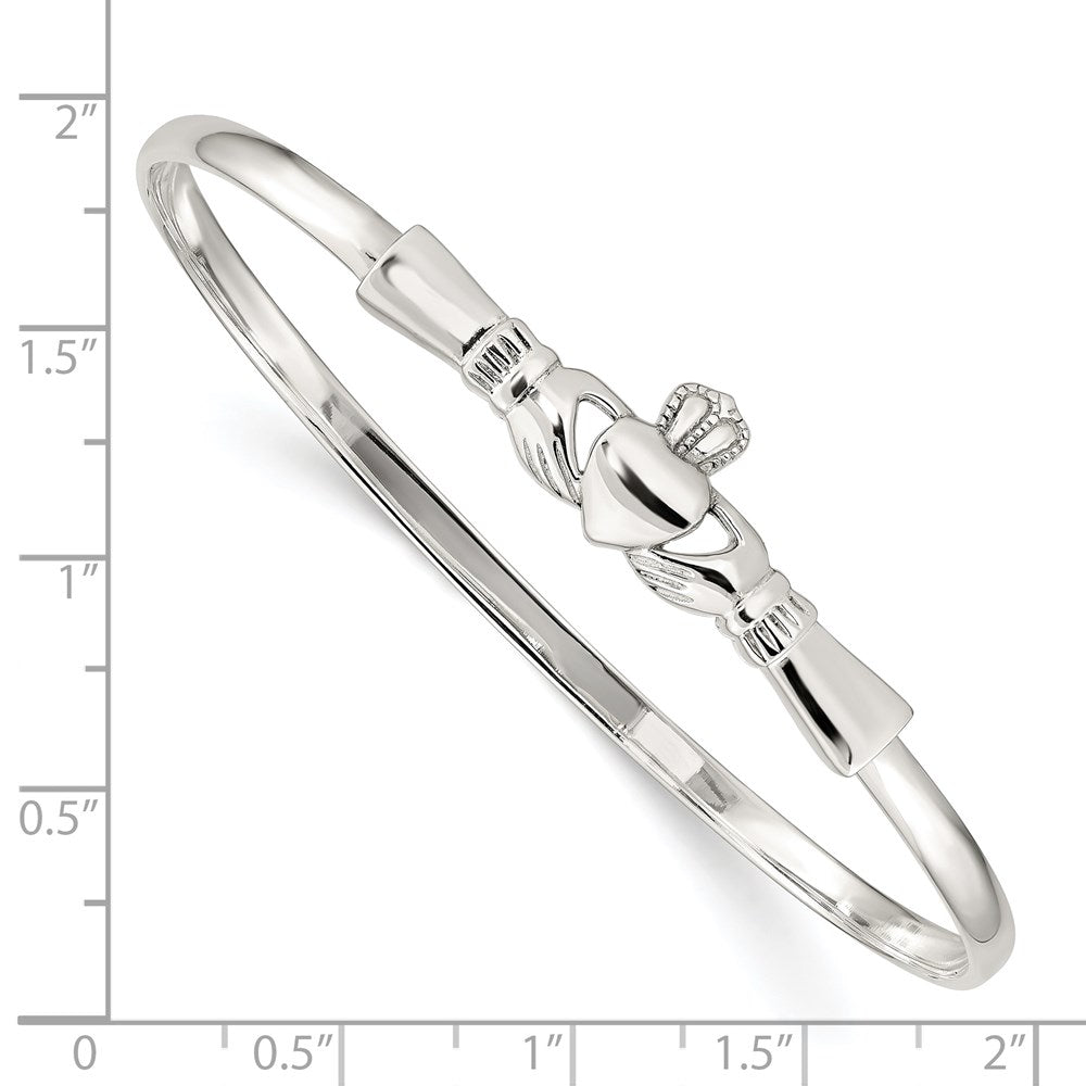 Sterlingsilber Claddagh Armreif Armband