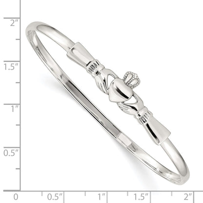 Sterlingsilber Claddagh Armreif Armband