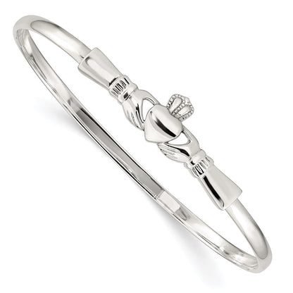 Sterlingsilber Claddagh Armreif Armband