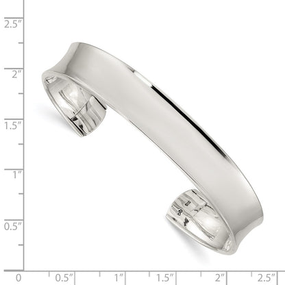Sterlingsilber Konkav Manschette Armreif