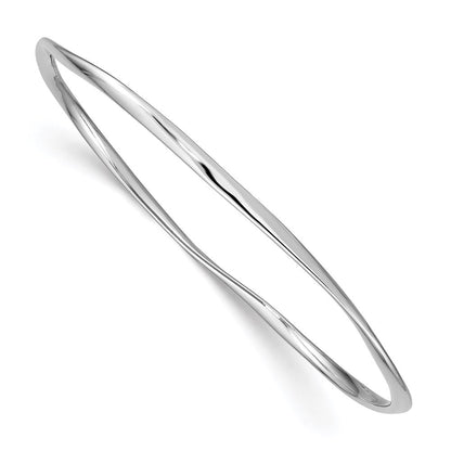 Sterlingsilber Rhodiniert 2.25mm Armreif
