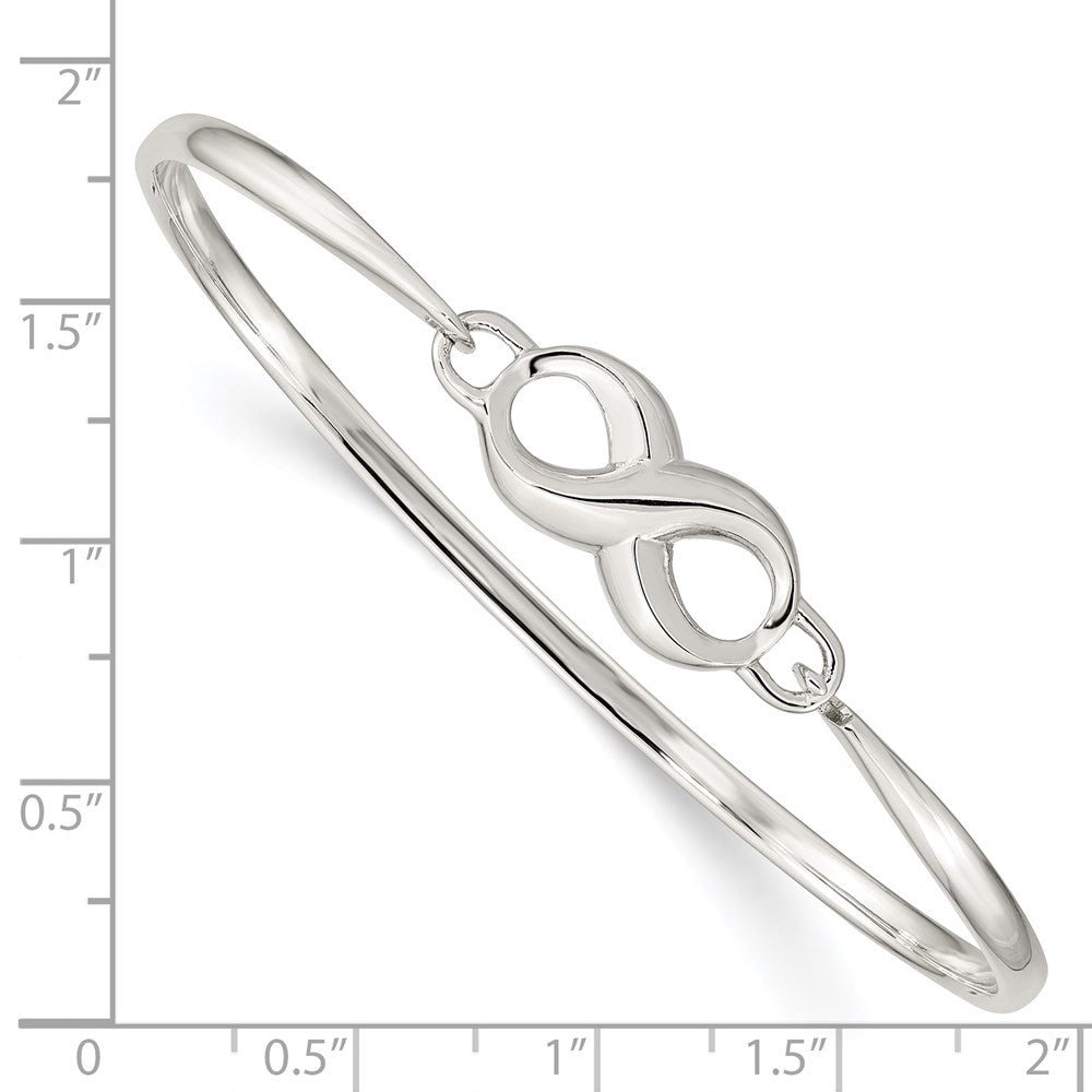 Sterlingsilber Unendlichkeit Armreif
