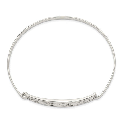 Sterlingsilber Elefant Klappbar Armreif