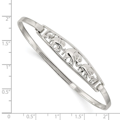 Sterlingsilber Elefant Klappbar Armreif