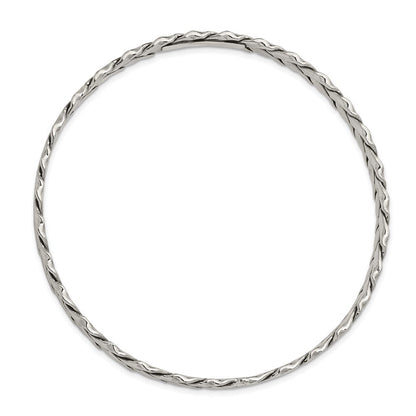 Sterlingsilber Antikisiert 5.25mm Schieber-on Armreif