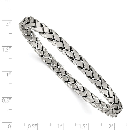 Sterlingsilber Antikisiert 5.25mm Schieber-on Armreif