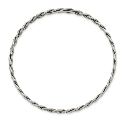 Sterlingsilber Antikisiert 5.25mm Schieber-on Armreif