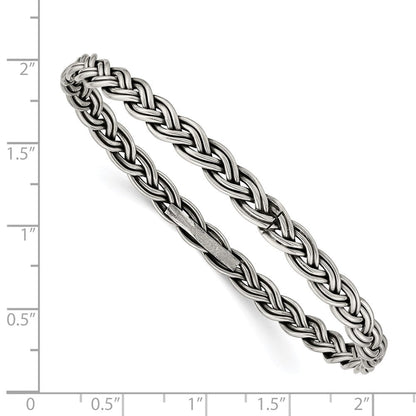 Sterlingsilber Antikisiert 5.25mm Schieber-on Armreif