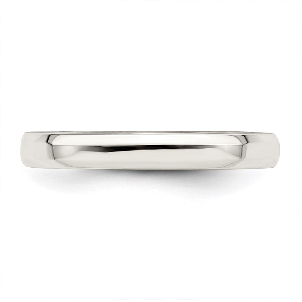 Sterlingsilber 3mm Abgeschrägt Kante Größe 7 Ring
