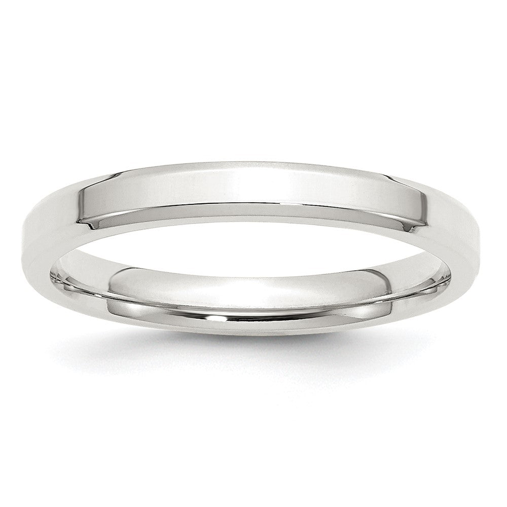 Sterlingsilber 3mm Abgeschrägt Kante Größe 5 Ring