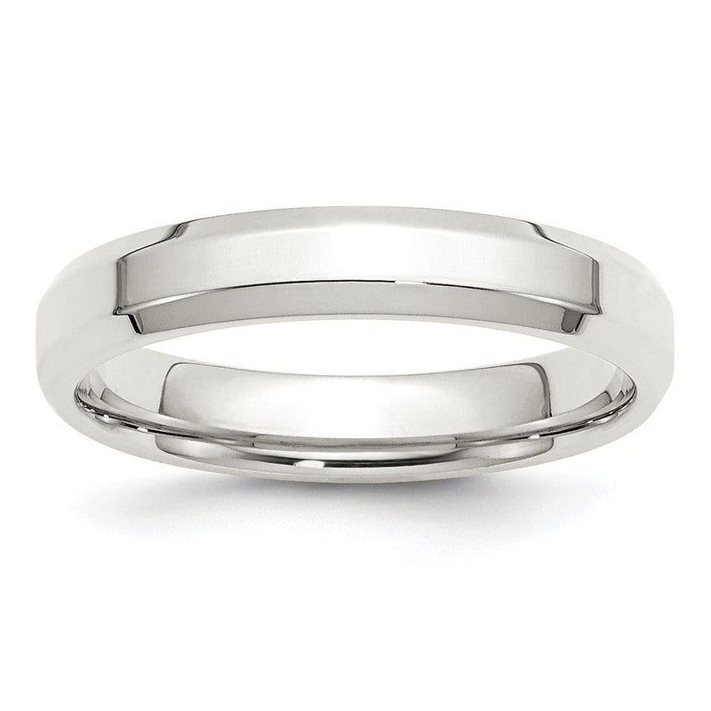 Sterlingsilber 4mm Abgeschrägt Kante Größe 6.5 Ring
