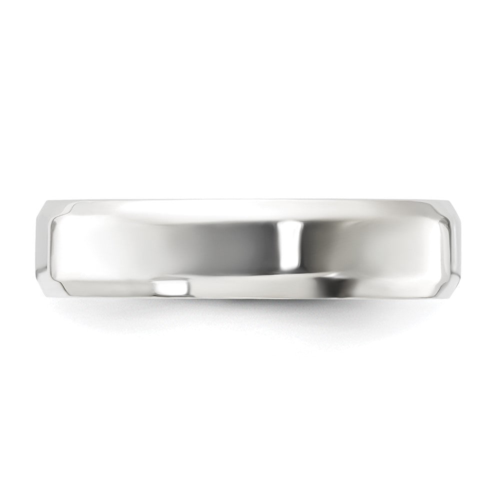 Sterlingsilber 5mm Abgeschrägt Kante Größe 12 Ring