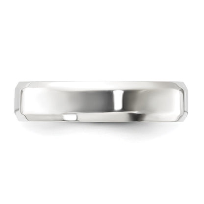 Sterlingsilber 5mm Abgeschrägt Kante Größe 4 Ring