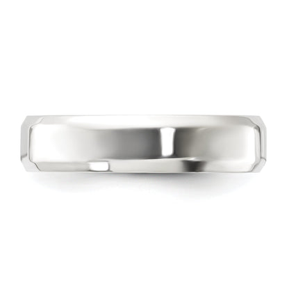 Sterlingsilber 5mm Abgeschrägt Kante Größe 13 Ring