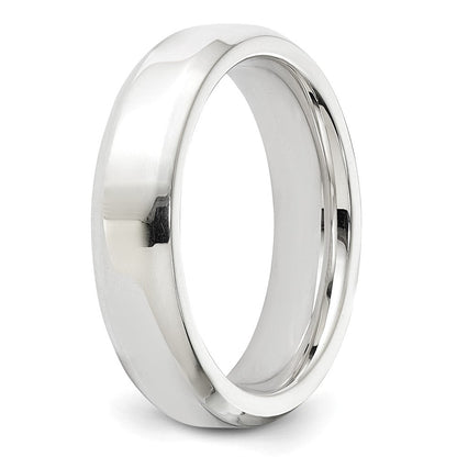 Sterlingsilber 5mm Abgeschrägt Kante Größe 12 Ring