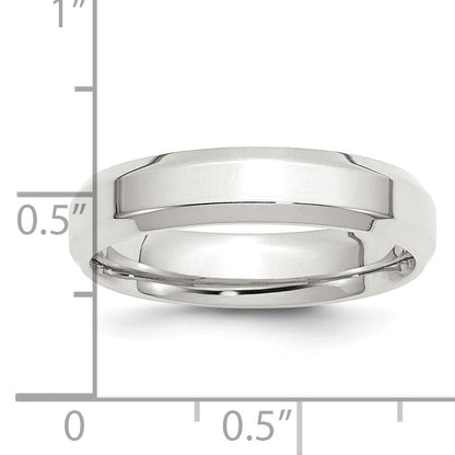 Sterlingsilber 5mm Abgeschrägt Kante Größe 13 Ring