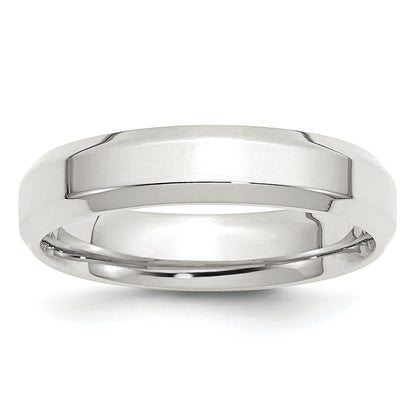 Sterlingsilber 5mm Abgeschrägt Kante Größe 13 Ring