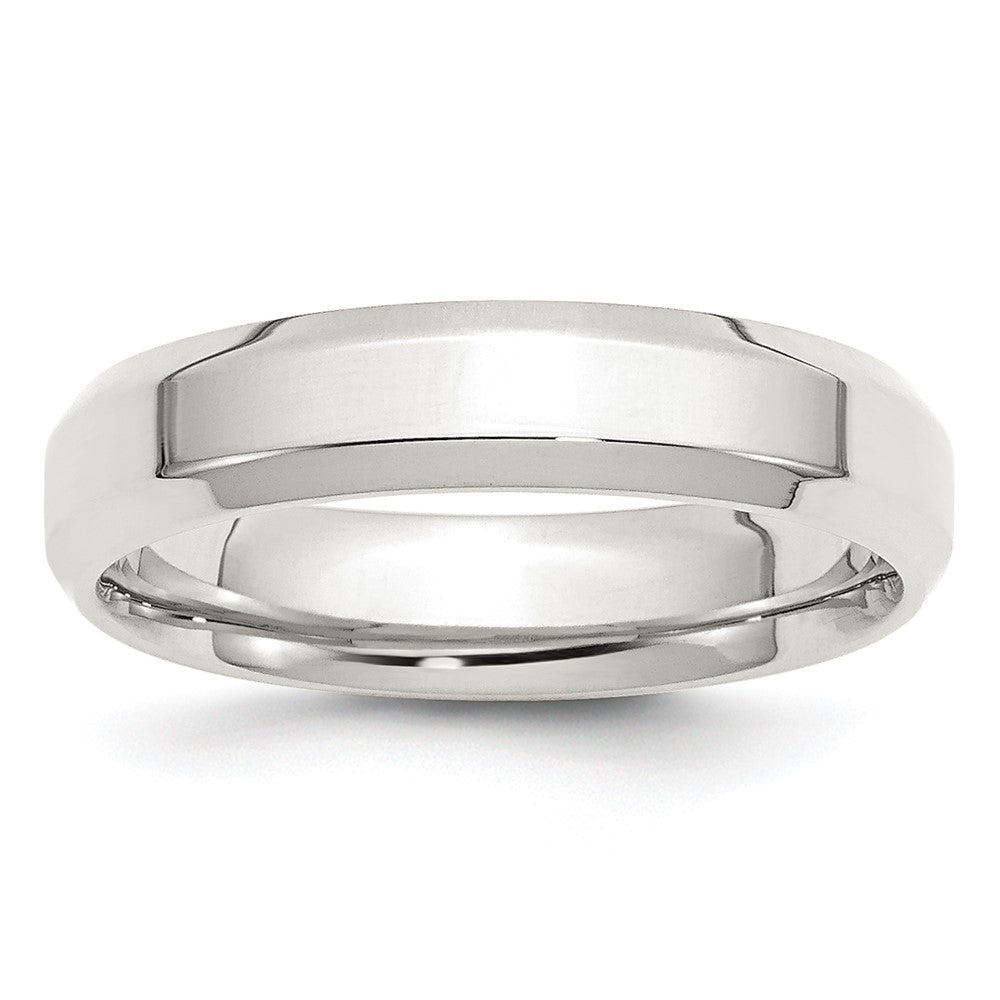 Sterlingsilber 5mm Abgeschrägt Kante Größe 4 Ring