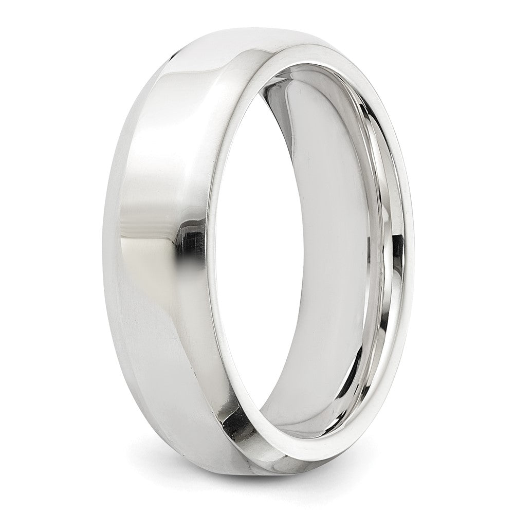 Sterlingsilber 6mm Abgeschrägt Kante Größe 13 Ring