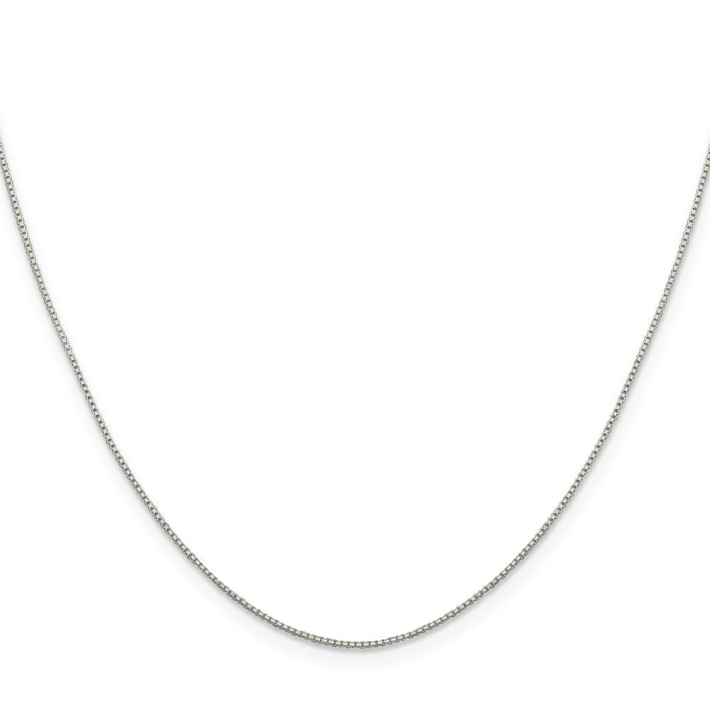 Sterlingsilber.8mm 8 Sided Diamantiert Venezianer Halskette