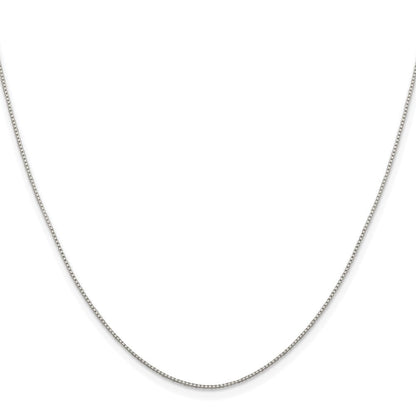 Sterlingsilber Rhodiniert.8mm 8 Sided Venezianer Kette