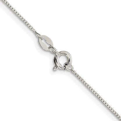 Sterlingsilber Rhodiniert.8mm 8 Sided Venezianer Kette