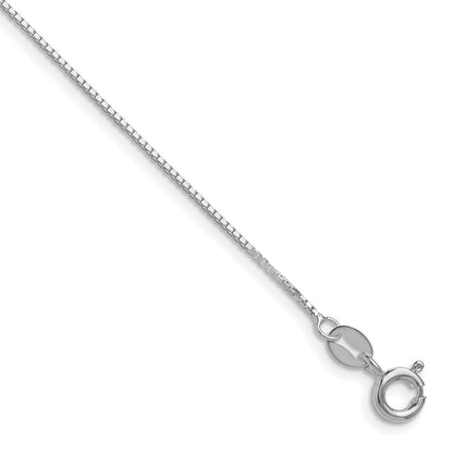 Sterlingsilber Rhodiniert.8mm 8 Sided Venezianer Kette