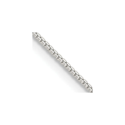 18 Zoll Sterlingsilber 1mm 8 Sided Diamantiert Venezianer Kette mit 2 Zoll Verlängerung.