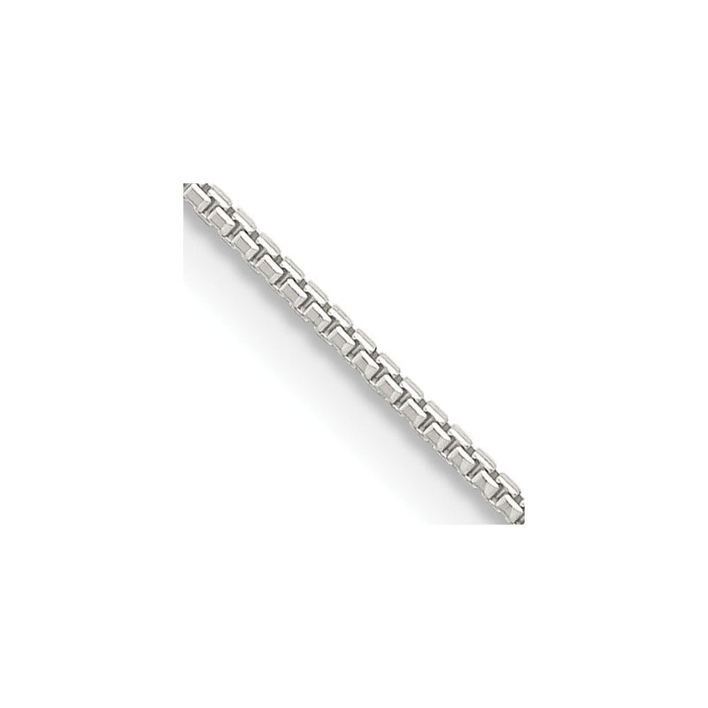 18 Zoll Sterlingsilber 1mm 8 Sided Diamantiert Venezianer Kette mit 2 Zoll Verlängerung.