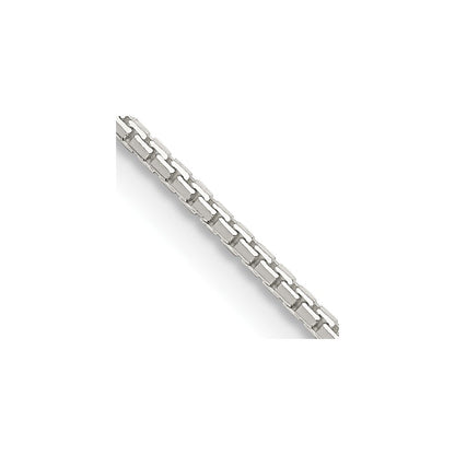 Sterlingsilber 1.15mm 8 Sided Diamantiert Venezianer Kette mit 2 Zoll Verlängerung. Halskette