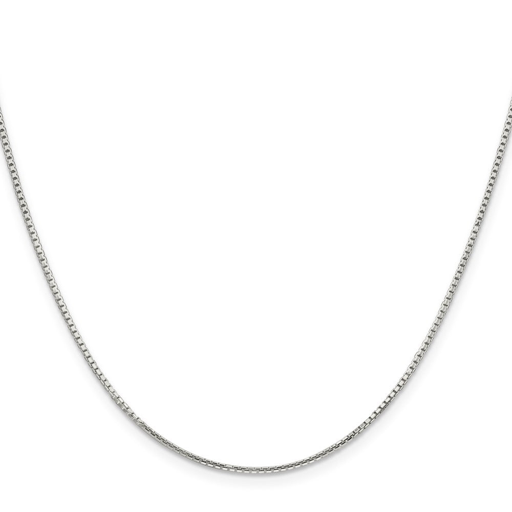 Sterlingsilber 1.25mm 8 Sided Diamantiert Venezianer Halskette