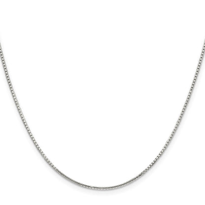 Sterlingsilber 1.25mm 8 Sided Diamantiert Venezianer Halskette