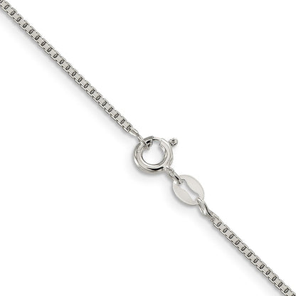 Sterlingsilber 1.25mm 8 Sided Diamantiert Venezianer Halskette
