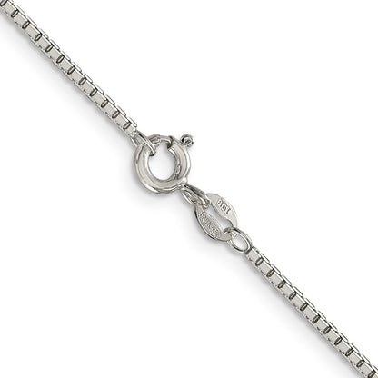 Sterlingsilber 1.5mm 8 Sided Diamantiert Venezianer Halskette