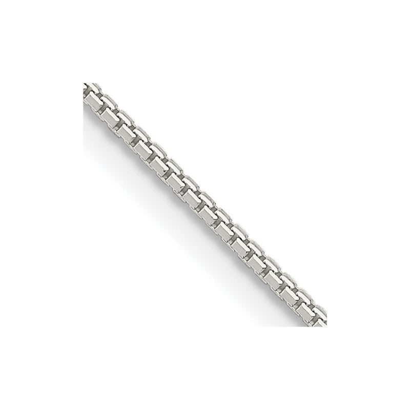 Sterlingsilber 1.5mm 8 Sided Diamantiert Venezianer Kette mit 2 Zoll Verlängerung. Halskette