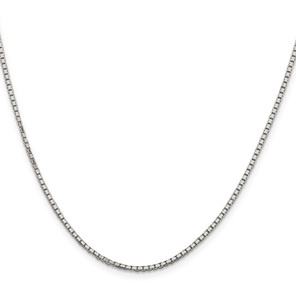 Sterlingsilber 1.7mm 8 Sided Diamantiert Venezianer Halskette