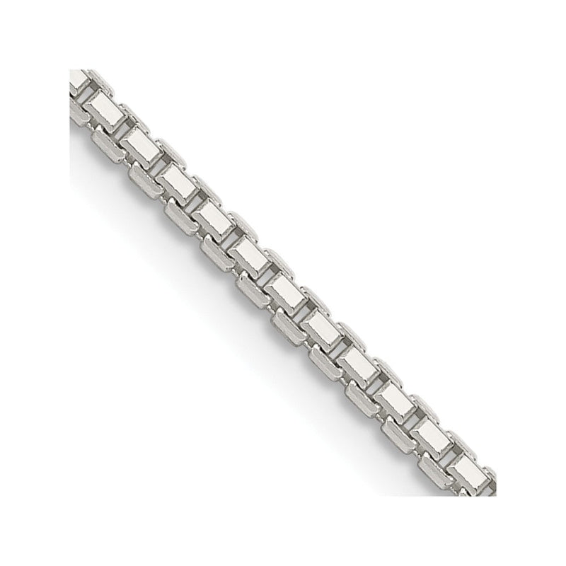Sterlingsilber 1.7mm 8 Sided Diamantiert Venezianer Halskette