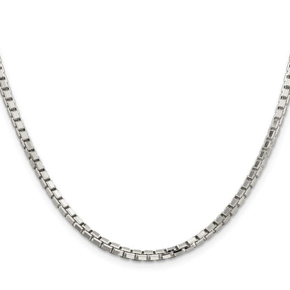 Sterlingsilber 2.9mm 8 Sided Diamantiert Venezianer Halskette