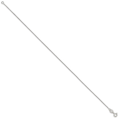 Sterlingsilber.6mm Venezianer Kette Fußkettchen