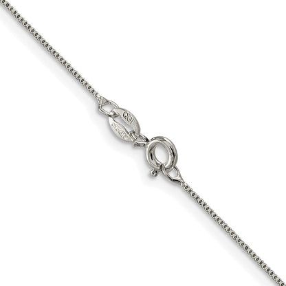Sterlingsilber Rhodiniert.6mm Venezianer Kette
