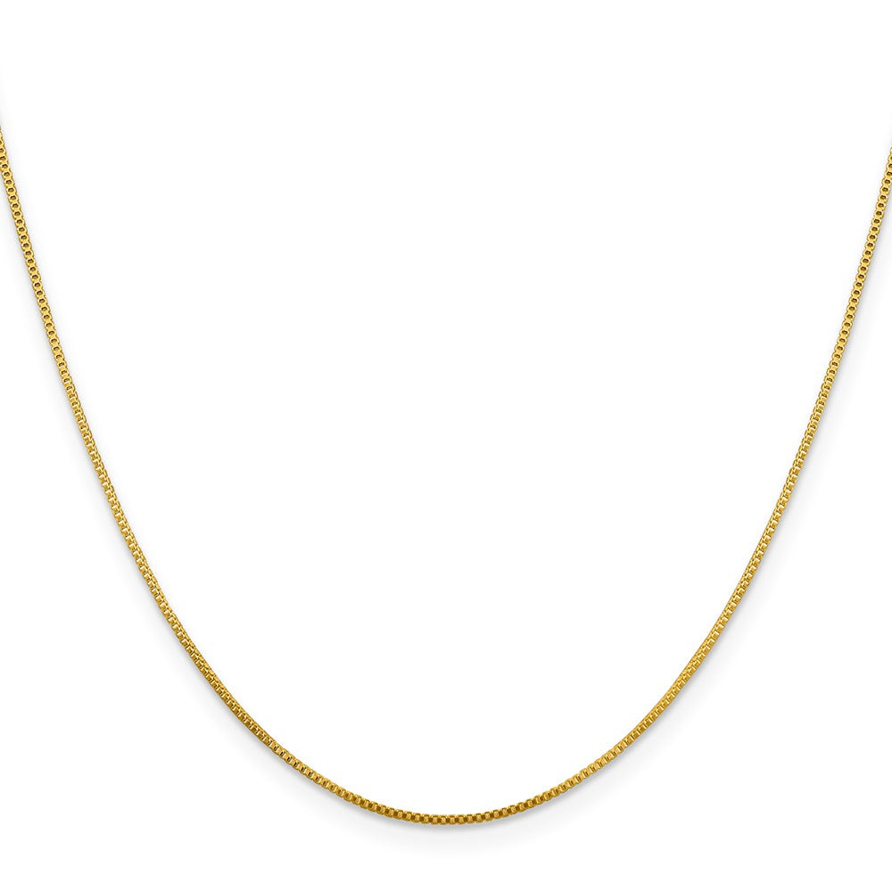 Glanz Vergoldet Sterlingsilber.8mm Venezianer Halskette