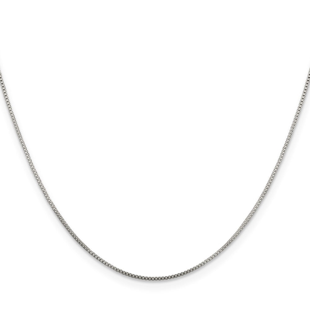 Sterlingsilber Rhodiniert.8mm Venezianer Halskette