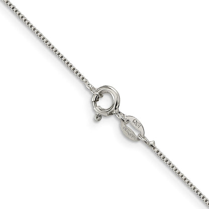 Sterlingsilber Rhodiniert.8mm Venezianer Halskette
