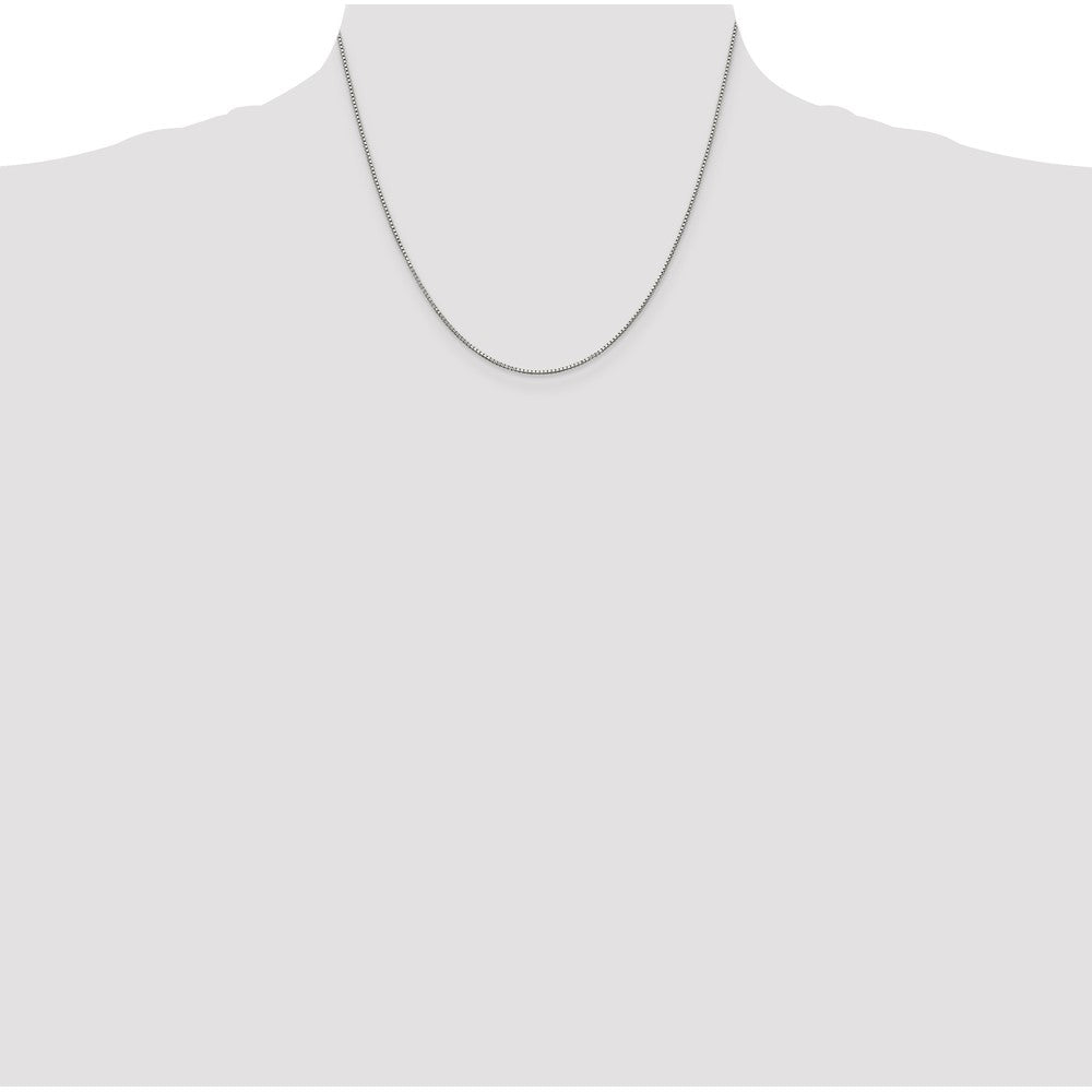 Sterlingsilber.9mm Venezianer Kette mit 2 Zoll Verlängerung. Halskette
