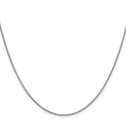 Sterlingsilber Rhodiniert.9mm Venezianer Halskette