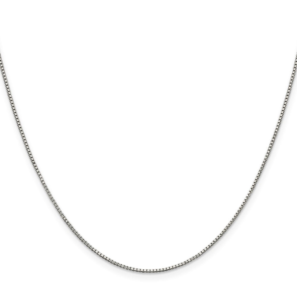 Sterlingsilber Rhodiniert.9mm Venezianer Kette mit A 2 Extention Halskette
