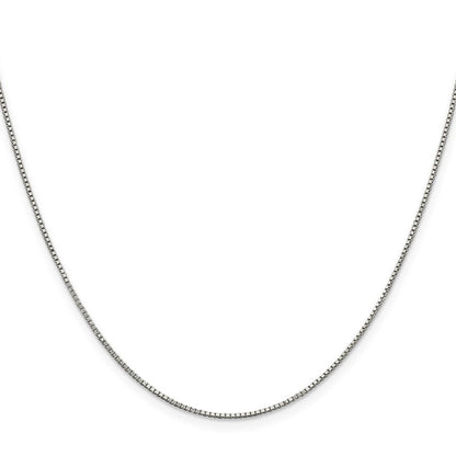 Sterlingsilber Rhodiniert.9mm Venezianer Kette mit A 2 Extention Halskette