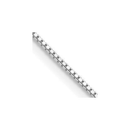 Sterlingsilber Rhodiniert.9mm Venezianer Halskette