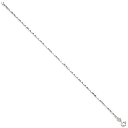 10 Zoll Sterlingsilber 1.1mm Venezianer Kette Fußkettchen