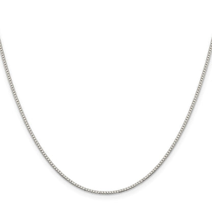 Sterlingsilber Rhodiniert 1.1mm Venezianer Halskette